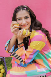 2-PC Printed Cotton Suit CPM-5-143Z